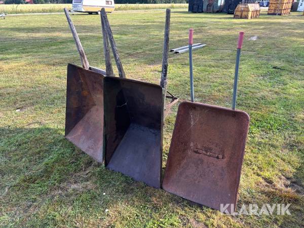 Skottkärror 3st