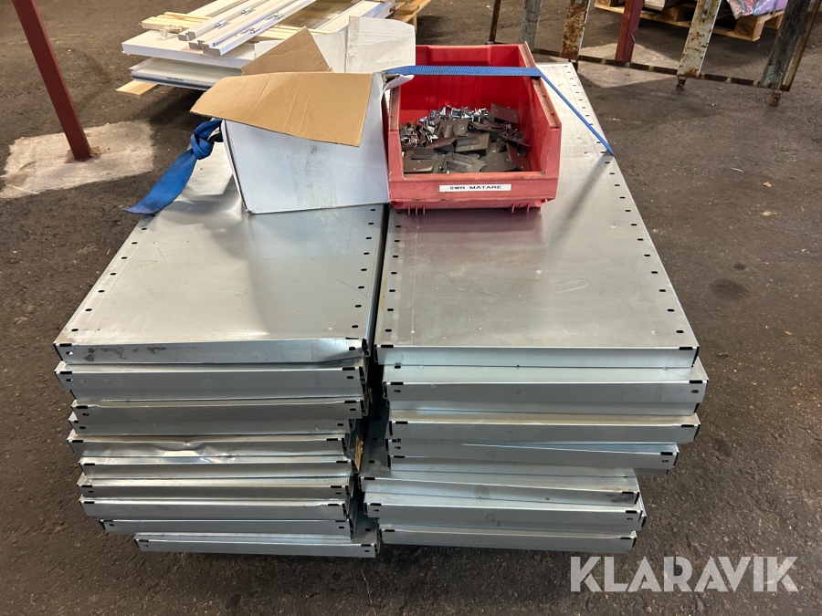 Aluminium hyllor 26 st