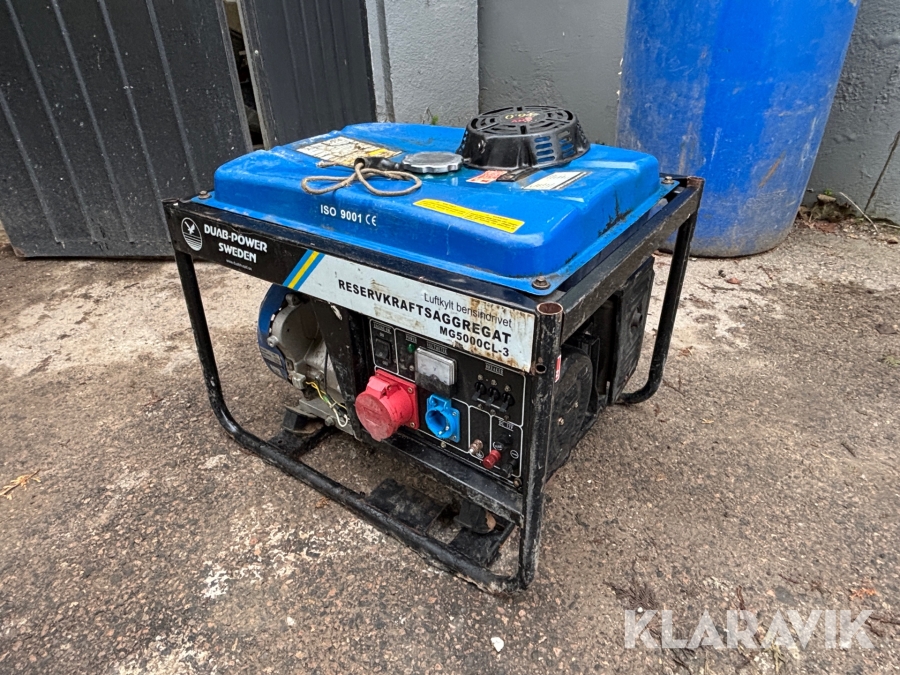 Elverk Duab-Power Sweden MG5000CL-3
