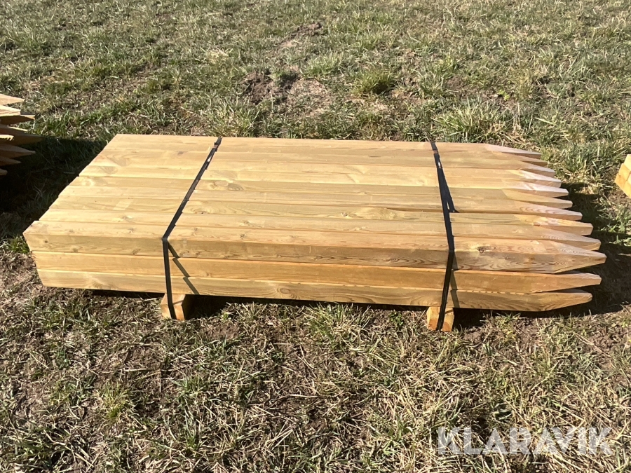 Fyrkantsstolpar 30 st 70x70x1950 mm