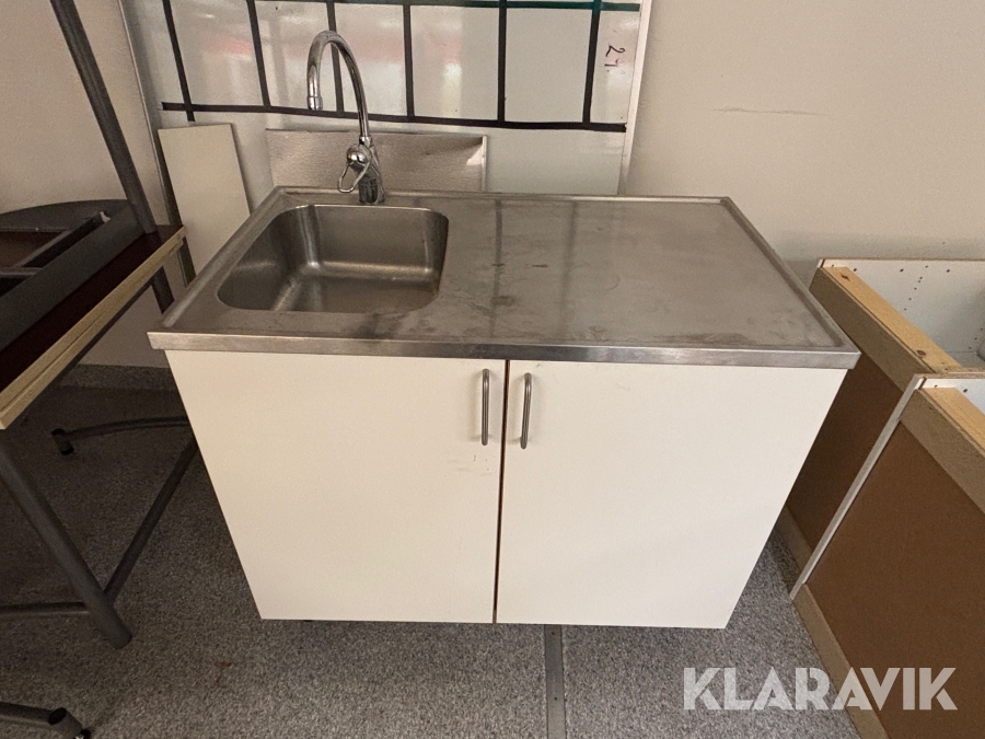 Diskbänk med skåp Marbodal