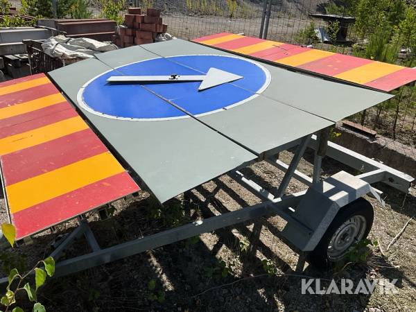 Vägskylt kärra