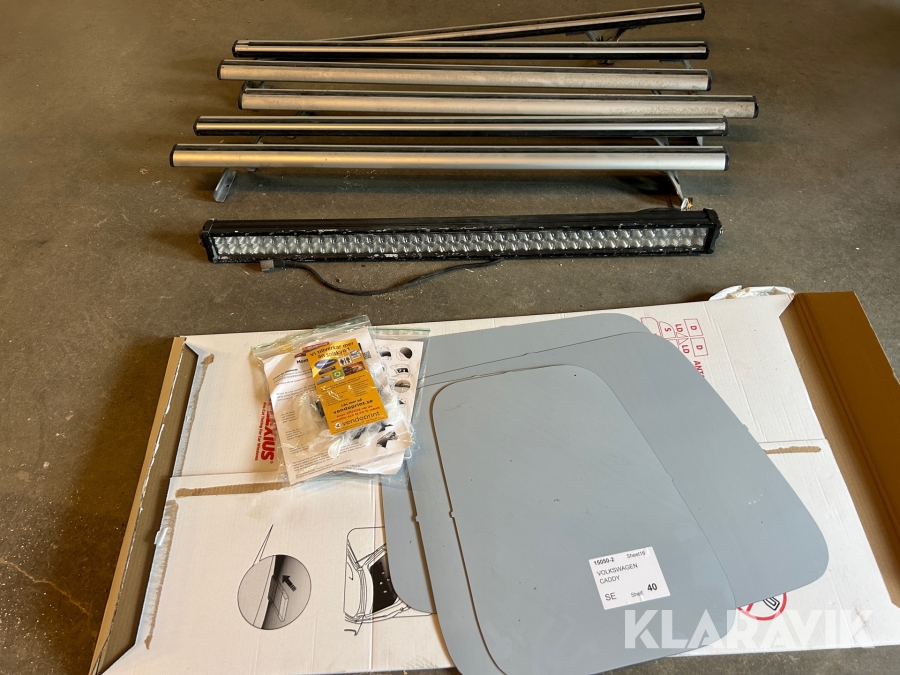 Takräcken / ledramp / insynsskydd