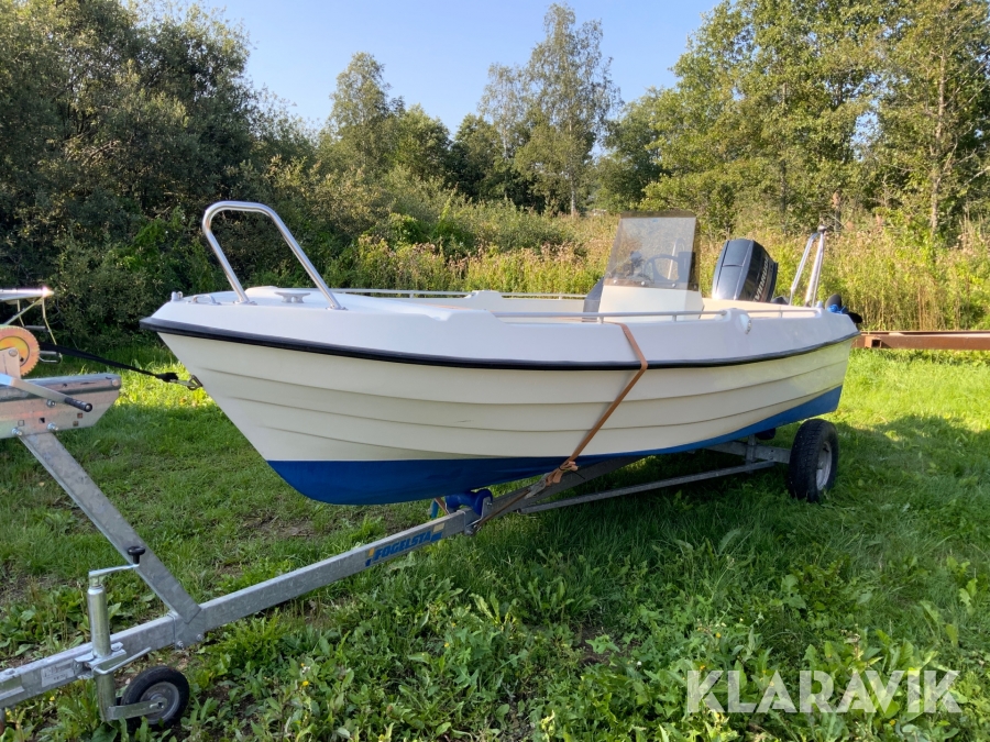 Motorbåt Höga rodd 460 sport med Evinrude 60hk