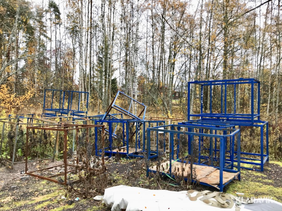 Stålhäckar 21 stycken