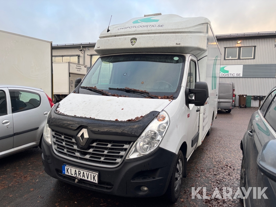 Lätt lastbil Renault Master med flyttskåp