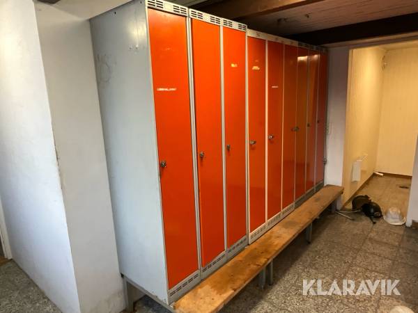 Omklädningsskåp 3st