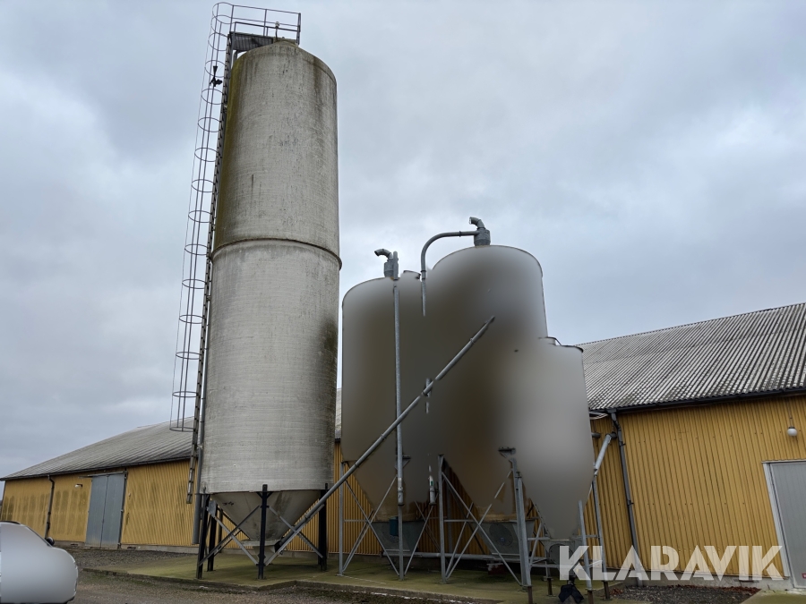 Glasfibersilo 90 ton
