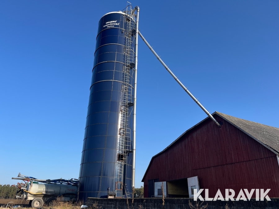 Tornsilo Neuero & Harvestore 25m x 6m med avlastarbord