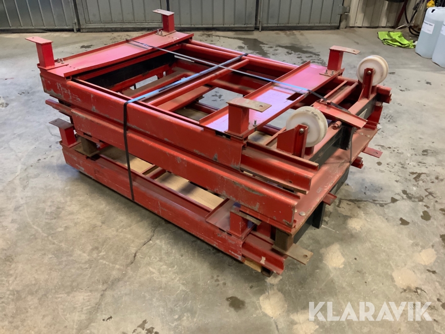 Utdragsenheter till pallställ 3st golvmonterade