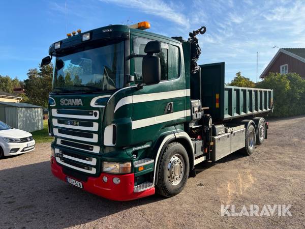 Lastväxlare Scania R440 med kran