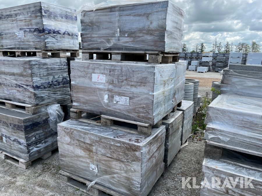 Betongsten Starka Linear Marksten Rostmix 37 6 pallar