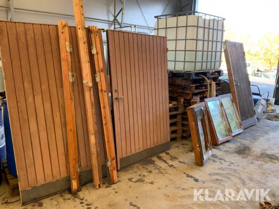 Garageport, dörr och fönster