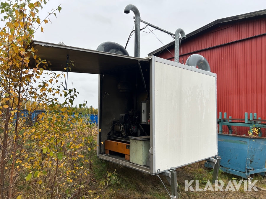Generator Wilmers AW 60-1/M med dieseltank på 750L