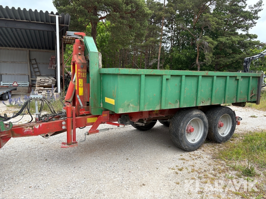 Lastväxlarvagn Pronar T185 med flak