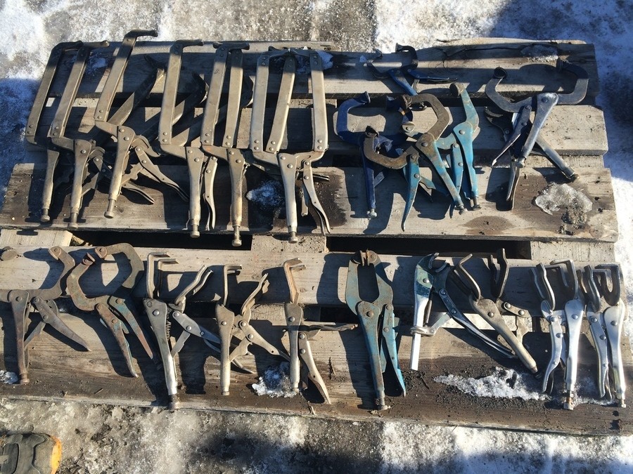 Div tvingar/ svetsstänger