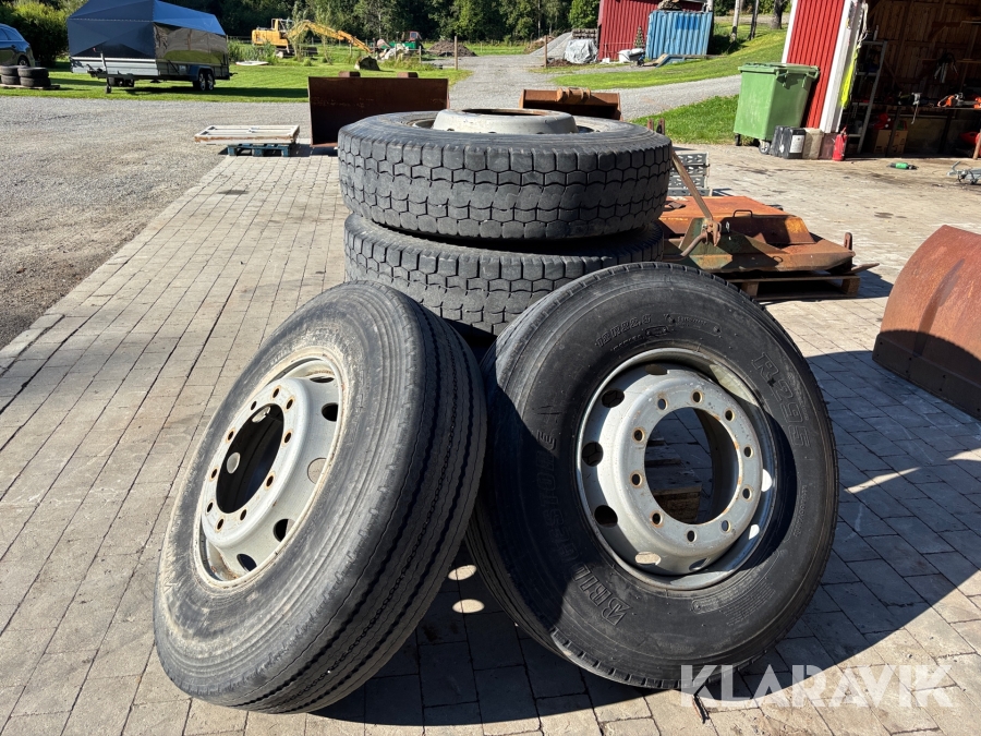 Lastbilsdäck Bridgestone 12 R22.5 6st