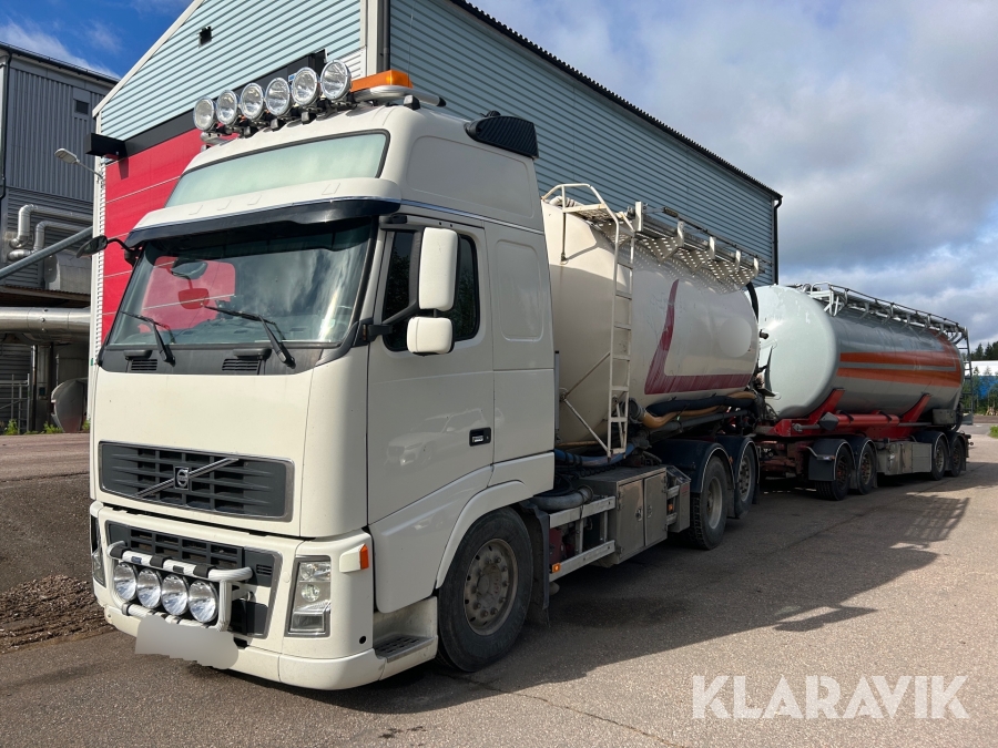 Bulkbil Volvo FH16-660 6X2 med släp 