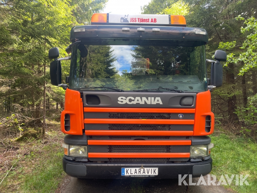 Containerbil med tillbehör Scania P94GB4X2NZ230