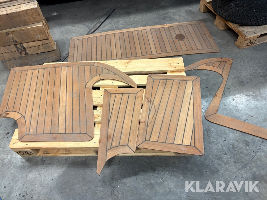 Teakdäck till badbrygga för Sunseeker 51 Camargue 95-98