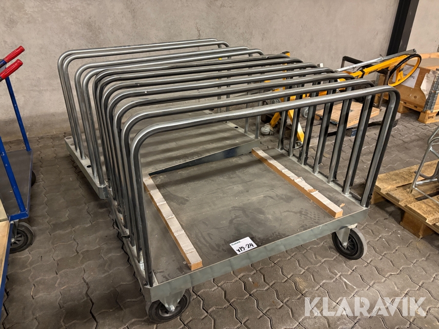 Skivvagn med byglar 2 st