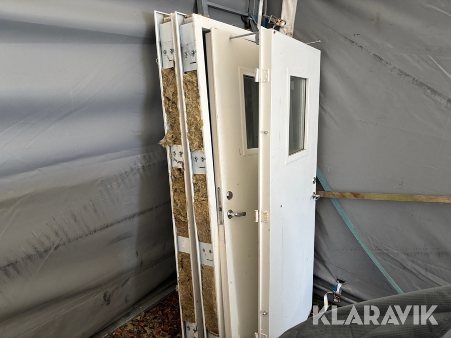Ståldörrar med karm 11x212 st