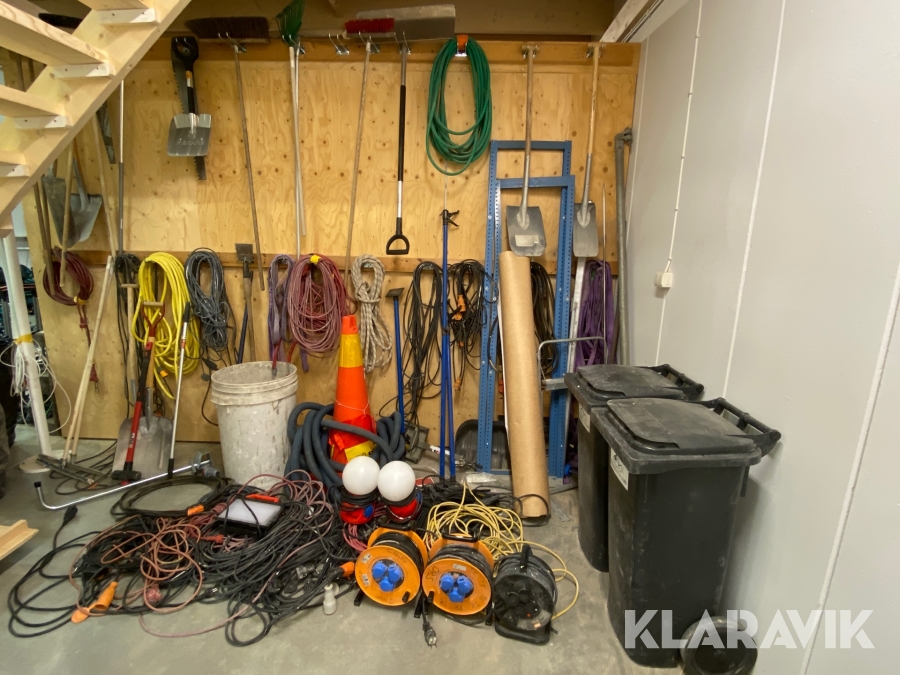 Elkablage & diverse redskap