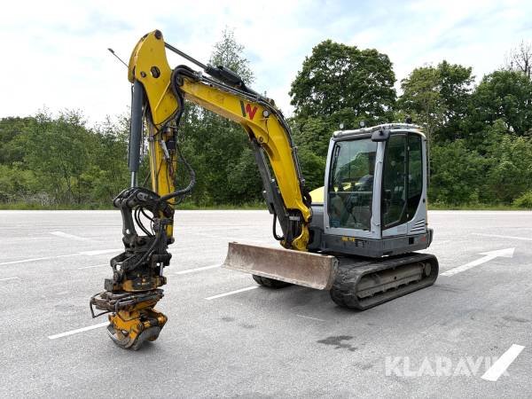 Grävmaskin Wacker Neuson ET 65 med redskap