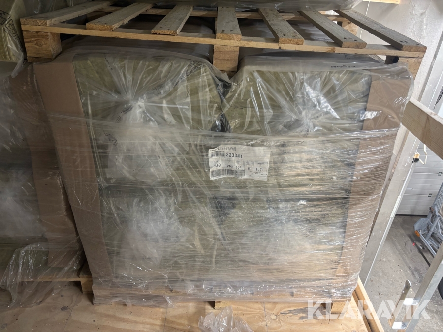 Trapetsstavar isolering 5 pallar