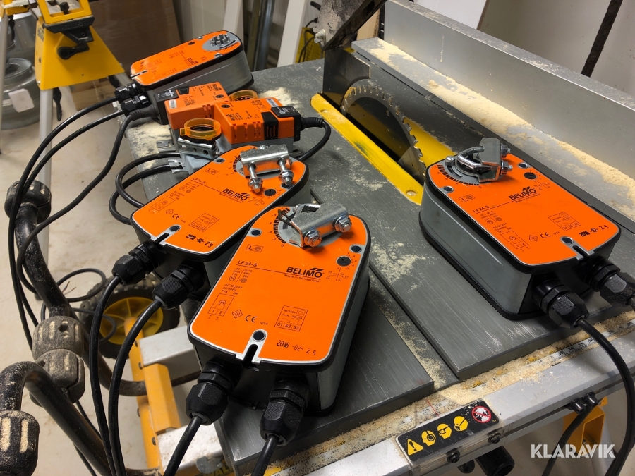 Brandspjäll Belimo 6 stycken