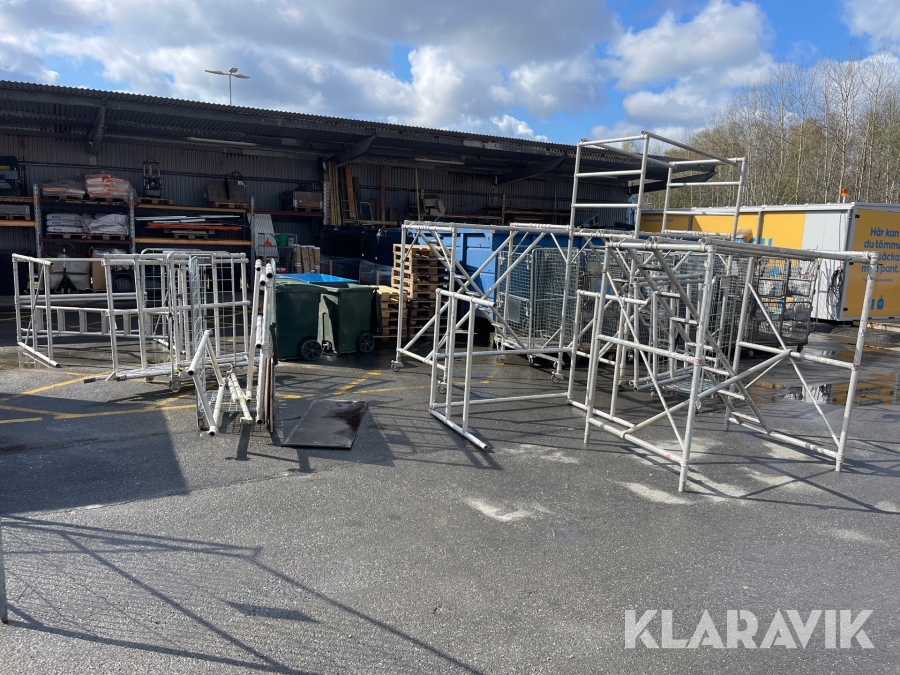 Aluminiumställning Instant zip-Up