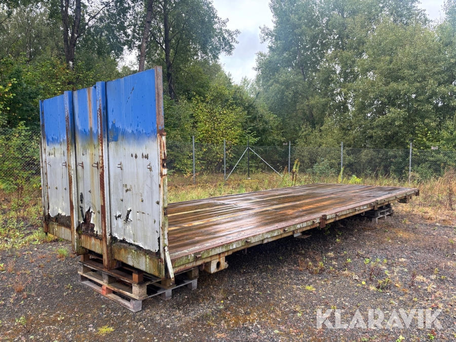 Flak till containerfäste