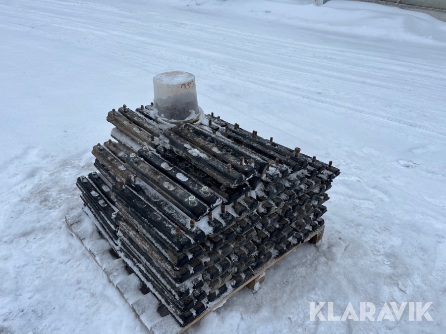 Pads till bandgrävmaskin 87 st