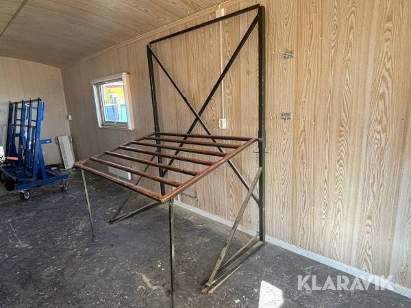 Arbetsbord för glasmästeri, hopfällbart