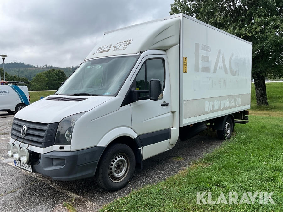 Lätt lastbil Volkswagen Crafter 2FJE2 med bakgavellyft