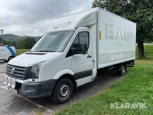 Lätt lastbil Volkswagen Crafter 2FJE2 med bakgavellyft