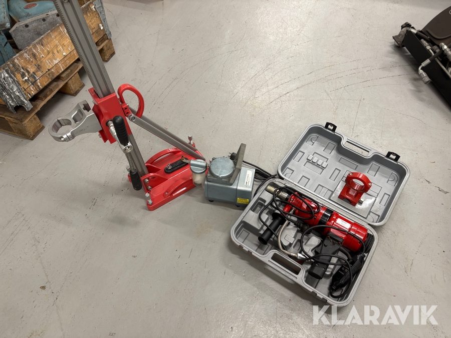 Kärnborrmaskin Tycon DBM 160-3 diamant, inkl vakuumpump