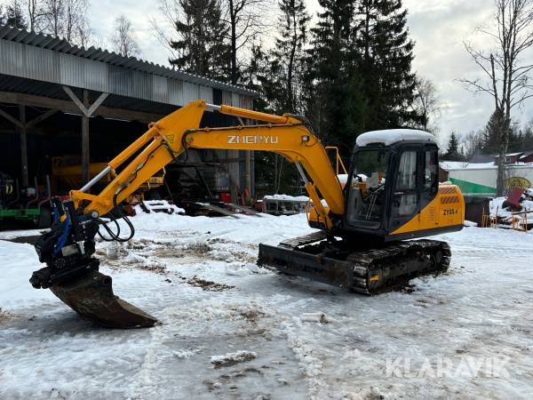 Grävmaskin 8,5 ton Zi-ienyu ZY85-8
