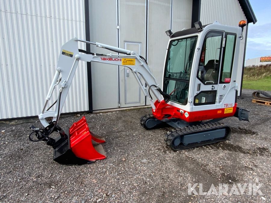 Grävmaskin Takeuchi TB016