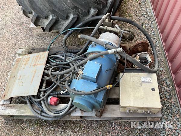 Hydrauldriven generator till grävmaskin Thrige Electric / Älmhults El-mek