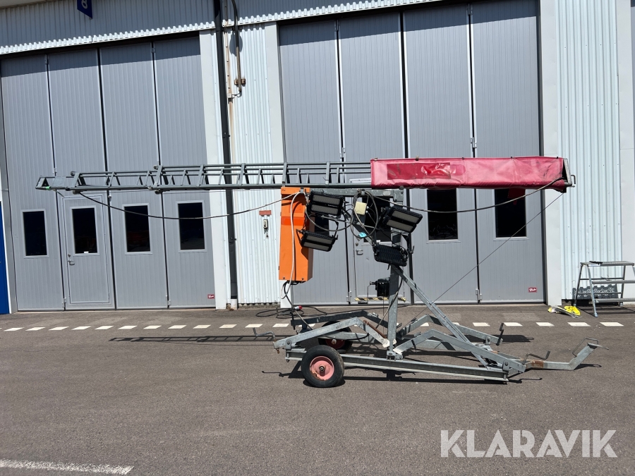 Belysningsmast 12m med teleskop FeRex Conlight 12 led