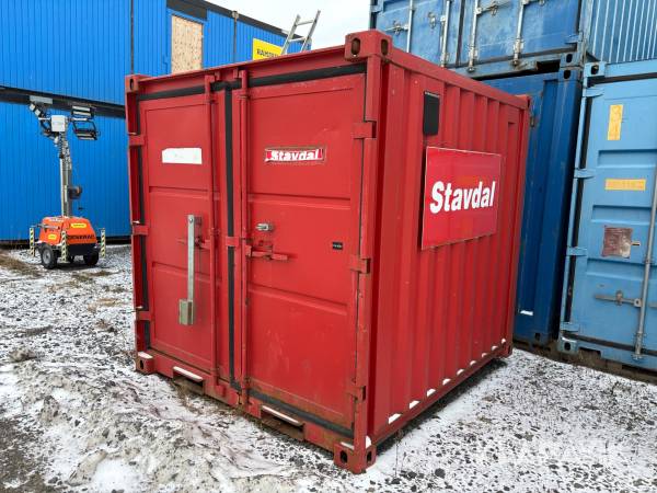 Container Oisolerad 8’ med el & hylla