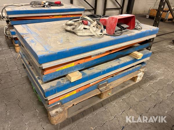 Lyftbord Edmo 2000 kg 2 st
