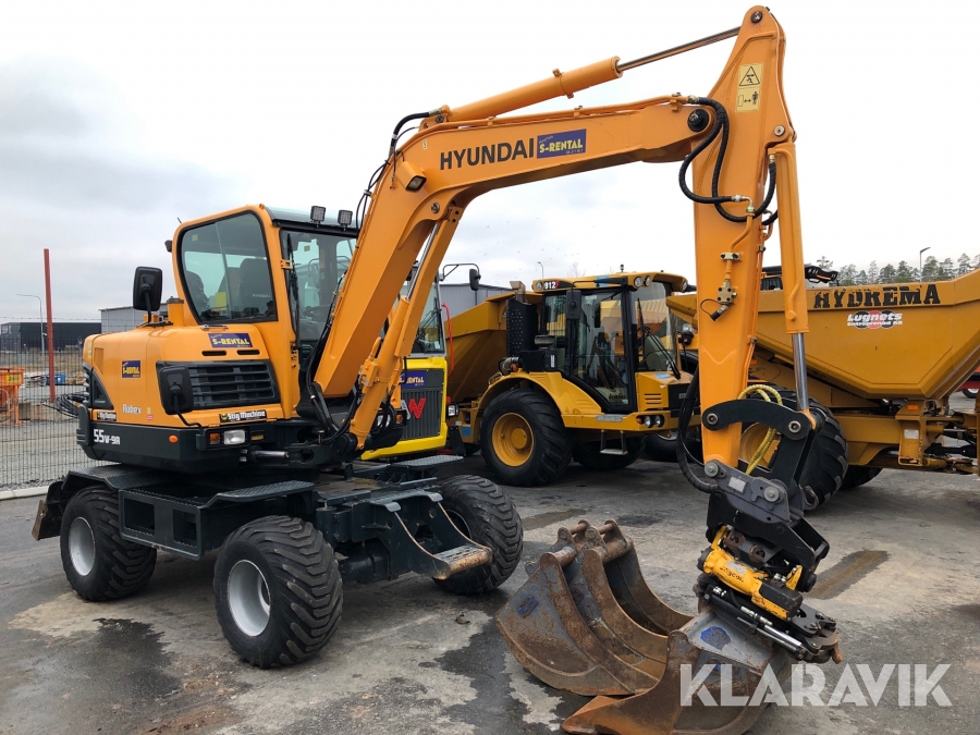 Hjulgrävare Hyundai 55w-9A