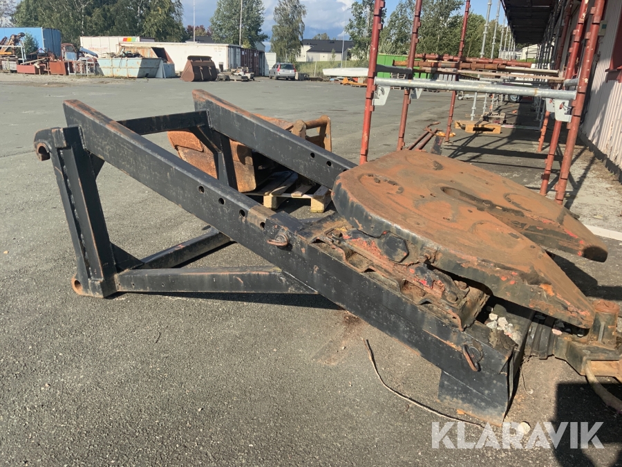 Adapter   för flyttning av trailer, lastmaskin