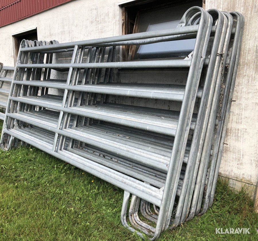 Fångstgrindar 14st + fångstgrind med dörr