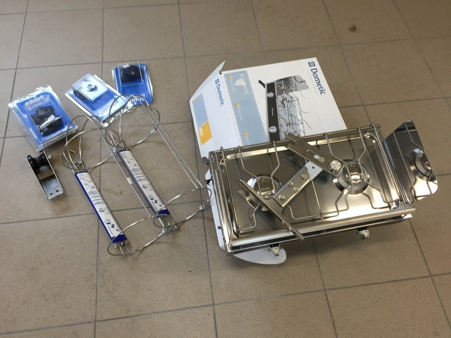 Gasolkök för båt (NYTT) + 2st Fenderhållare