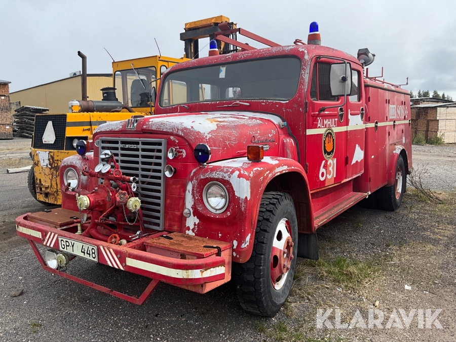 Veteranlastbil brandbil International 1600 S 169