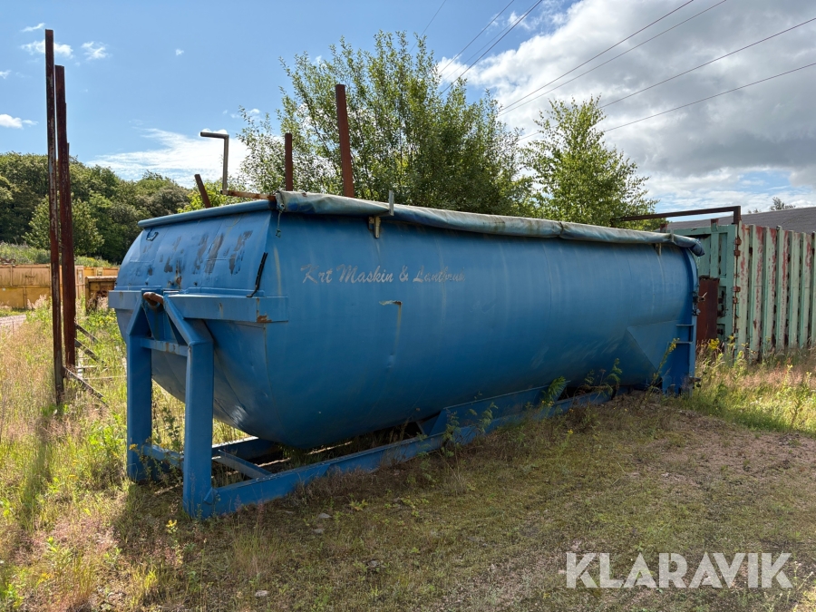Lastväxlarcontainer för spannmål
