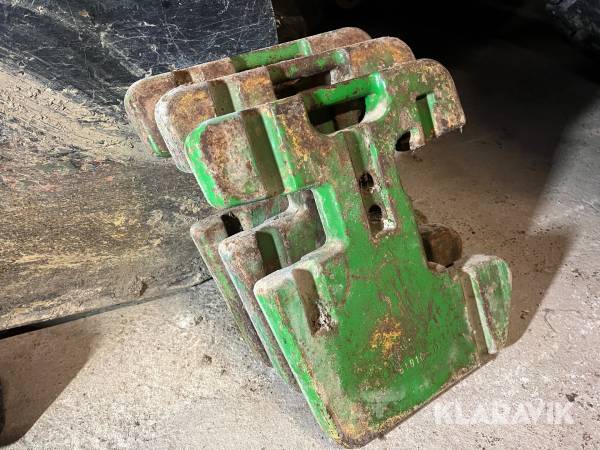 Frontvikter John Deere 3st. 40 kg/st